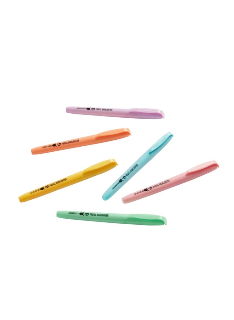 Tinc Pastel Colour Highlighter Set - 6 - Image 2