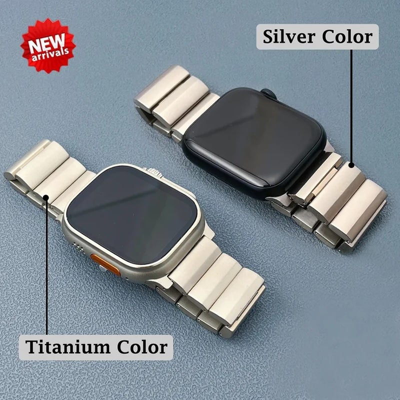 Bluejw Climber Titanium Watch Band for Apple Watch 49mm 45mm 44mm 42mm – Ultra Lightweight Luxury Metal Replacement Strap Compatible with Series 6 7 8 - Image 5