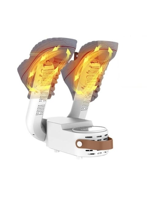 ELTRAZONE Portable Smart Shoe Dryer & Boot Dryer | Multi-Functional Folding Shoe Dryer with Temperature Control, Timing, UV Disinfection & Deodorizing | Ideal for Shoes, Boots, & Socks