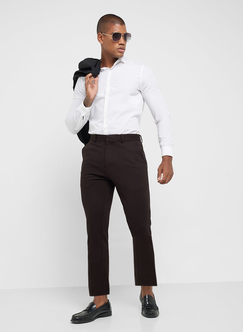 Robert Wood Striped Formal Pants - Image 2