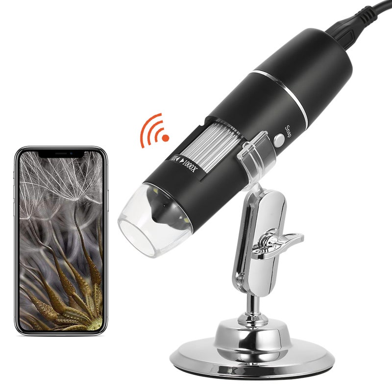 USB Digital Microscope With Stand Magnifier - Image 1