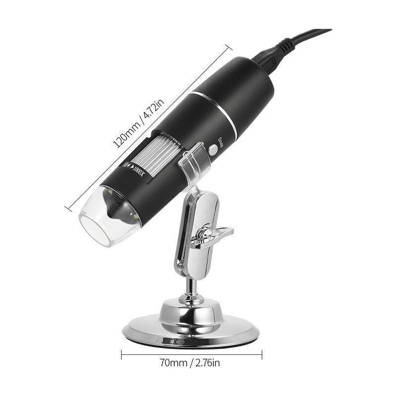 USB Digital Microscope With Stand Magnifier - Image 4