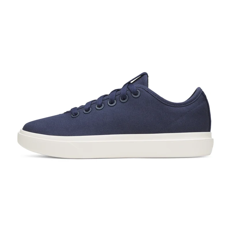 اول بيردز Men's Canvas Piper - Deep Navy (Natural White Sole)