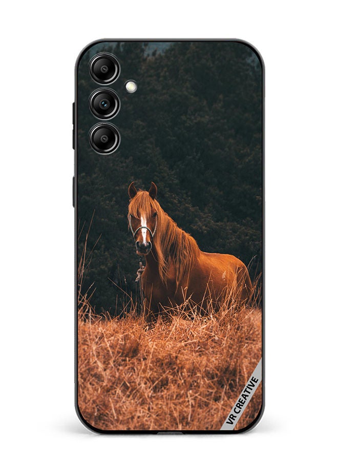 VR CREATIVE Protective Case Cover For Samsung Galaxy A34 Royal Horse Design Multicolour - Image 1
