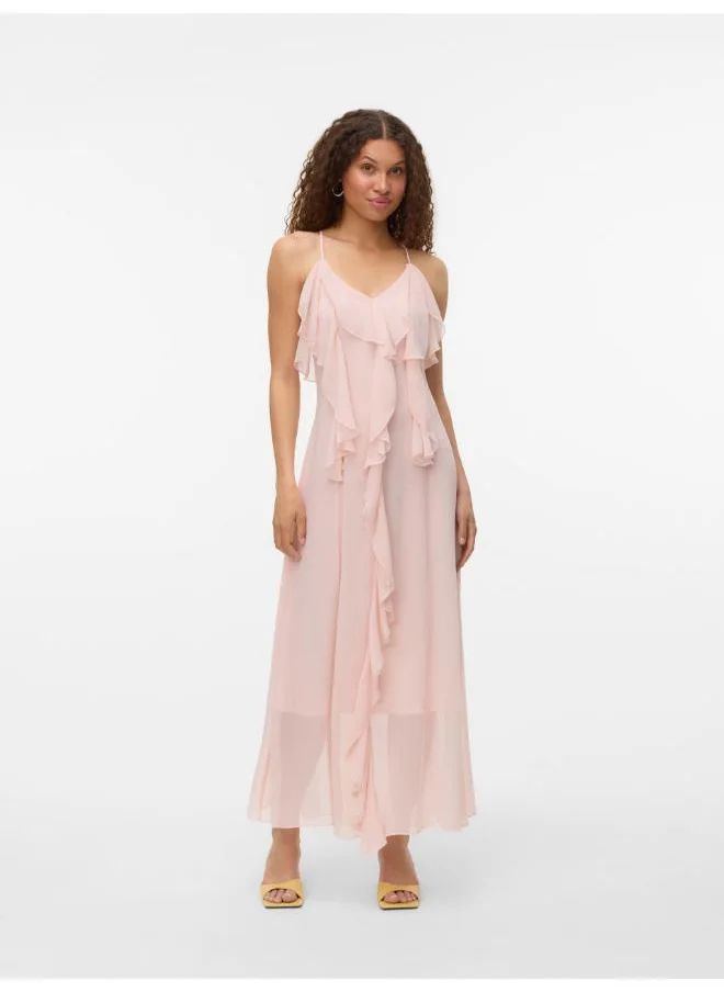 فيرو مودا Vmcamille Singlet Frill Dress