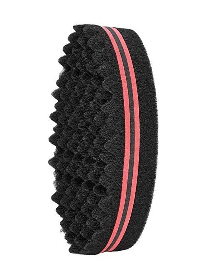 RADIONICS 1Pc Oval Brush for Afros Dreadlocks Curl Coil Wave Double-sided Hair Twist Sponge Magic Hair Braider 4 Optional Colors - Image 5