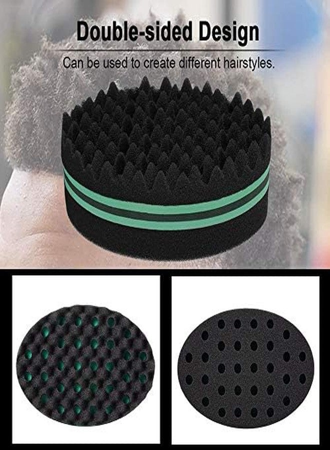 RADIONICS 1Pc Oval Brush for Afros Dreadlocks Curl Coil Wave Double-sided Hair Twist Sponge Magic Hair Braider 4 Optional Colors - Image 4