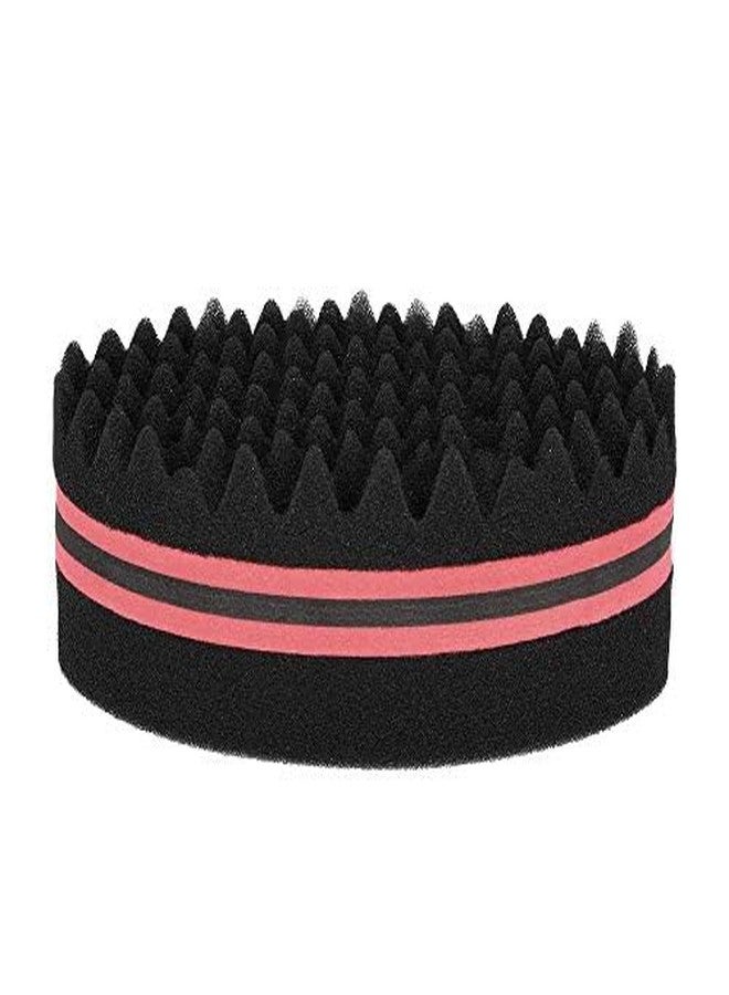 RADIONICS 1Pc Oval Brush for Afros Dreadlocks Curl Coil Wave Double-sided Hair Twist Sponge Magic Hair Braider 4 Optional Colors - Image 1