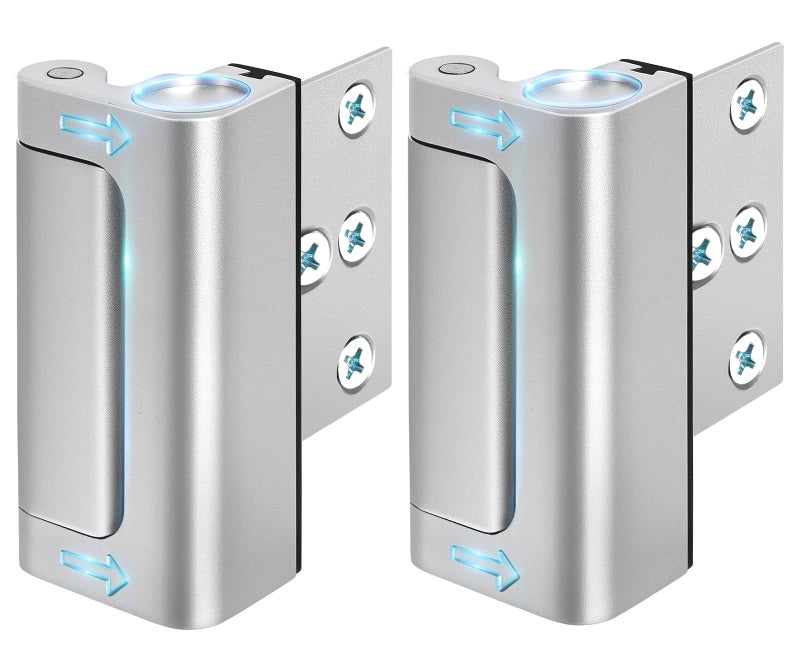 WINONLY Home Security Reinforcement Door Lock - Upgrade Childproof Door Locks for Front Door Kids Safety, Withstand 800 lbs for Inward Swing Doors, Add Extra Door Lock Latches to Defend Your Apartment Safe - Image 1