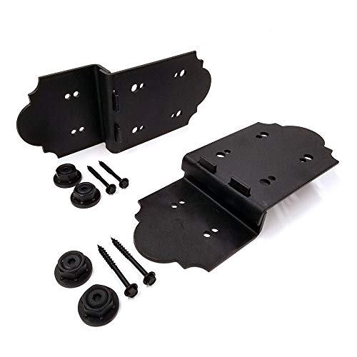 Ozco Building Products 56677 Laredo Sunset 8-inch Post to Beam Coupler (2 per Pack) , Black - Image 1