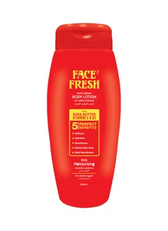 Face Fresh Daily Moisturizing Body Lotion for Dry Skin, Softness, Hydration, Smoothness, Radiant Glow, Suitable for All Skin Types, 200 ml 
