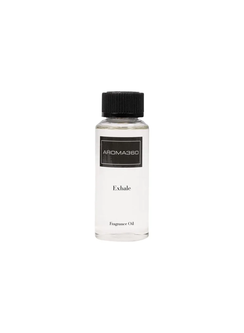 AROMA360 Exhale Fragrance Oil Blend - Hotel Inspired for Luxury Essential Oil Diffusers - Aromatherapy Scent Diffuser Oil - Lavender, Eucalyptus, and Lemon - 50 mL