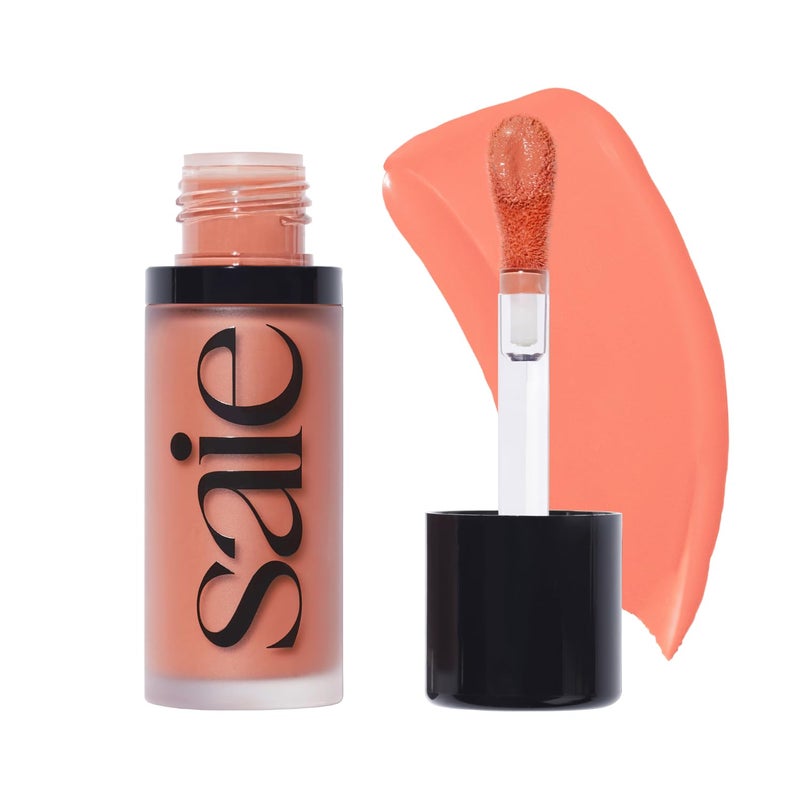 Saie Dew Liquid Blush for Cheeks Hydrating Cream Blush Stick with a Blendable Buildable Formula Skincare Infused Dewy Cheek Tint for a Natural Flush Glowy Makeup Essential Hottie 40 oz - Image 2
