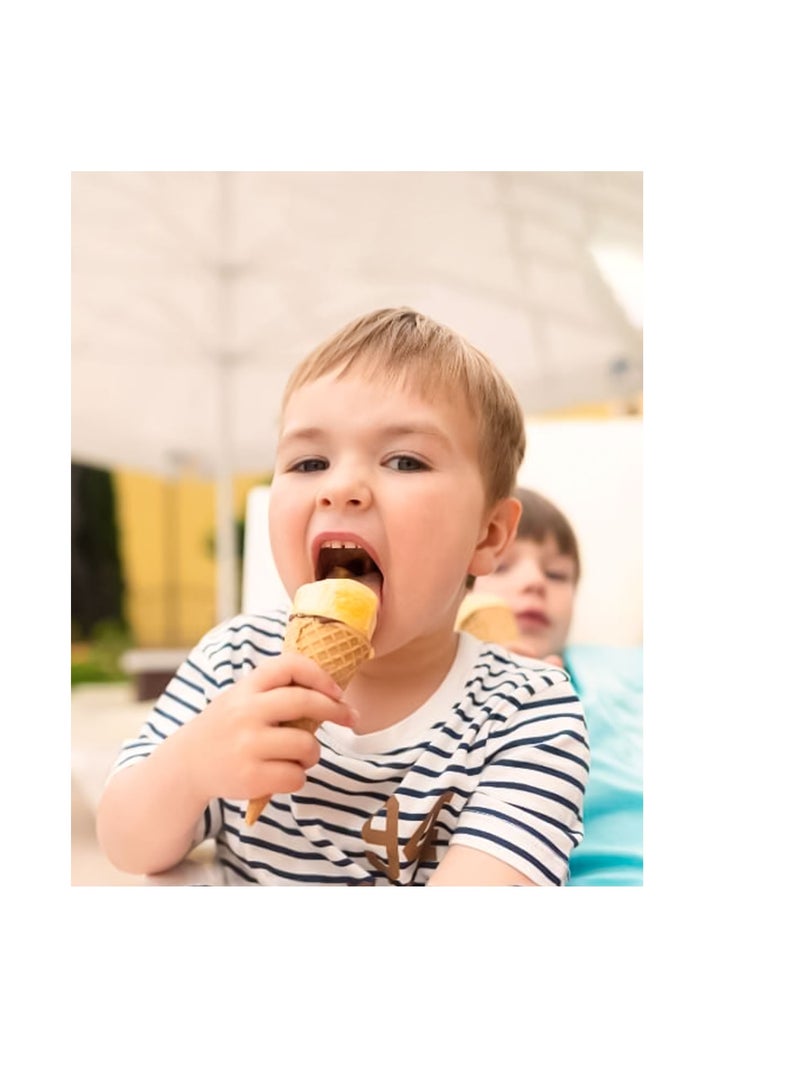 Playtive Ice Cream Play Set , 14 Piece Toy Kit for Kids Age 2+ , Imaginative Role Play Toy , Realistic Ice Cream Accessories | Safe & Certified Material , Ideal for Indoor & Outdoor Play , Educational & Fun Gift for Toddlers - Image 3