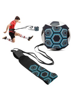 Football Kick Trainer, Hands-Free Solo Practice, Adjustable Soccer Training Waist Belt, Soccer Training Aid for Kids Adults, Football Training Equipment Universal Fits Size 3,4,5 Footballs