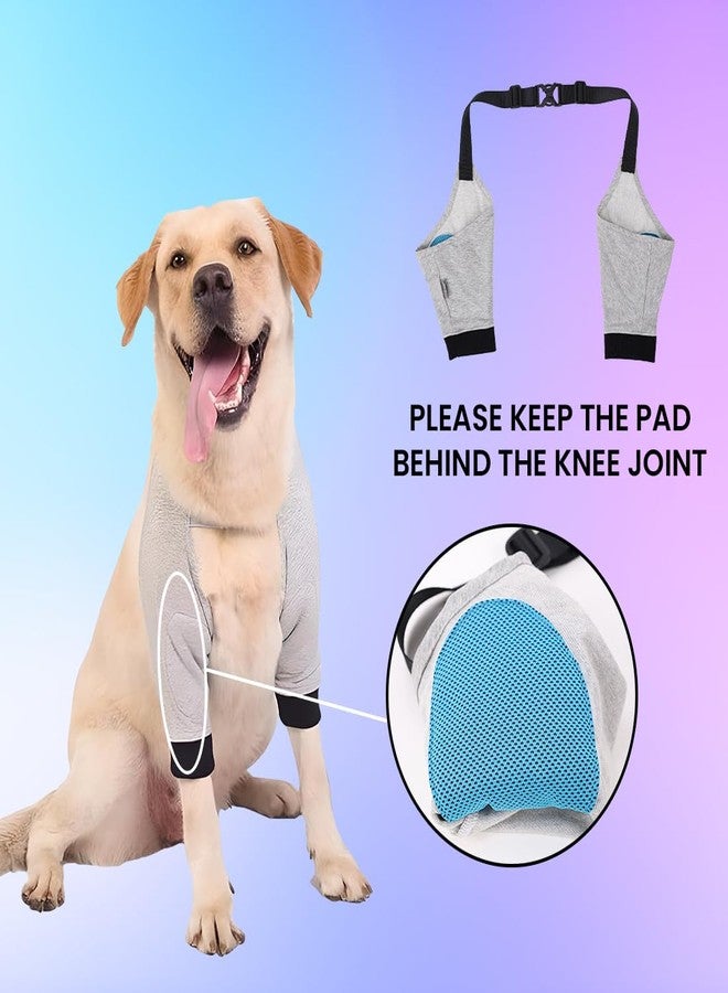 GUDAPATI® Dog Elbow Wrap for XL Breeds | Breathable Elbow Brace Pads with Adjustable Straps | Comfortable Joint Support Sleeve - Image 5