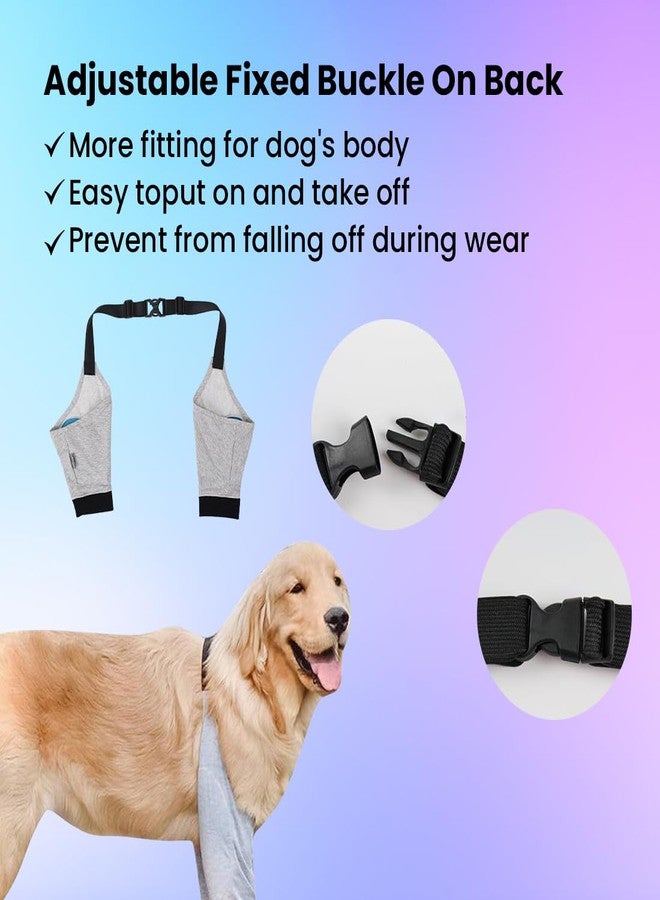 GUDAPATI® Dog Elbow Wrap for XL Breeds | Breathable Elbow Brace Pads with Adjustable Straps | Comfortable Joint Support Sleeve - Image 4