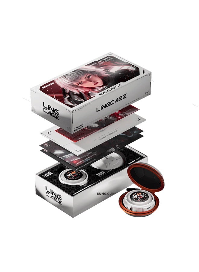 Songx Linglong Co-branded Touchscreen Bluetooth Earbuds Anc Active Noise Cancelling Built-in Memory Mp3 Integrated High-quality True Wireless In-ear Adjustable Sound Effects  New Model - Image 5
