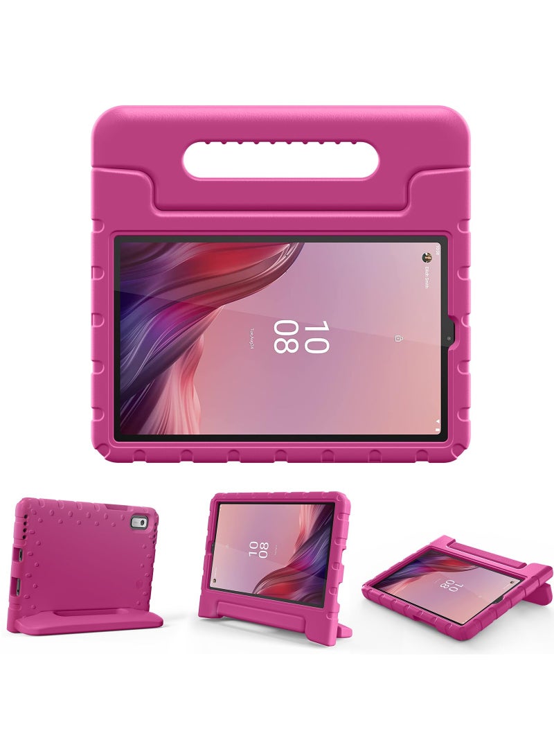 Procases Kids Case for Lenovo Tab M9 9 Inch 2023 Shockproof Lightweight Kids Friendly Case with Convertible Handle Stand for Girls Boys Children Toddler Baby Magenta - Image 1
