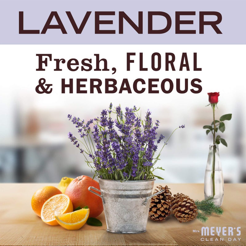 MRS. MEYER'S CLEAN DAY Moisturizing Body Wash for Women and Men, Biodegradable Shower Gel Formula Made with Essential Oils, Lavender, 16 oz - Image 2