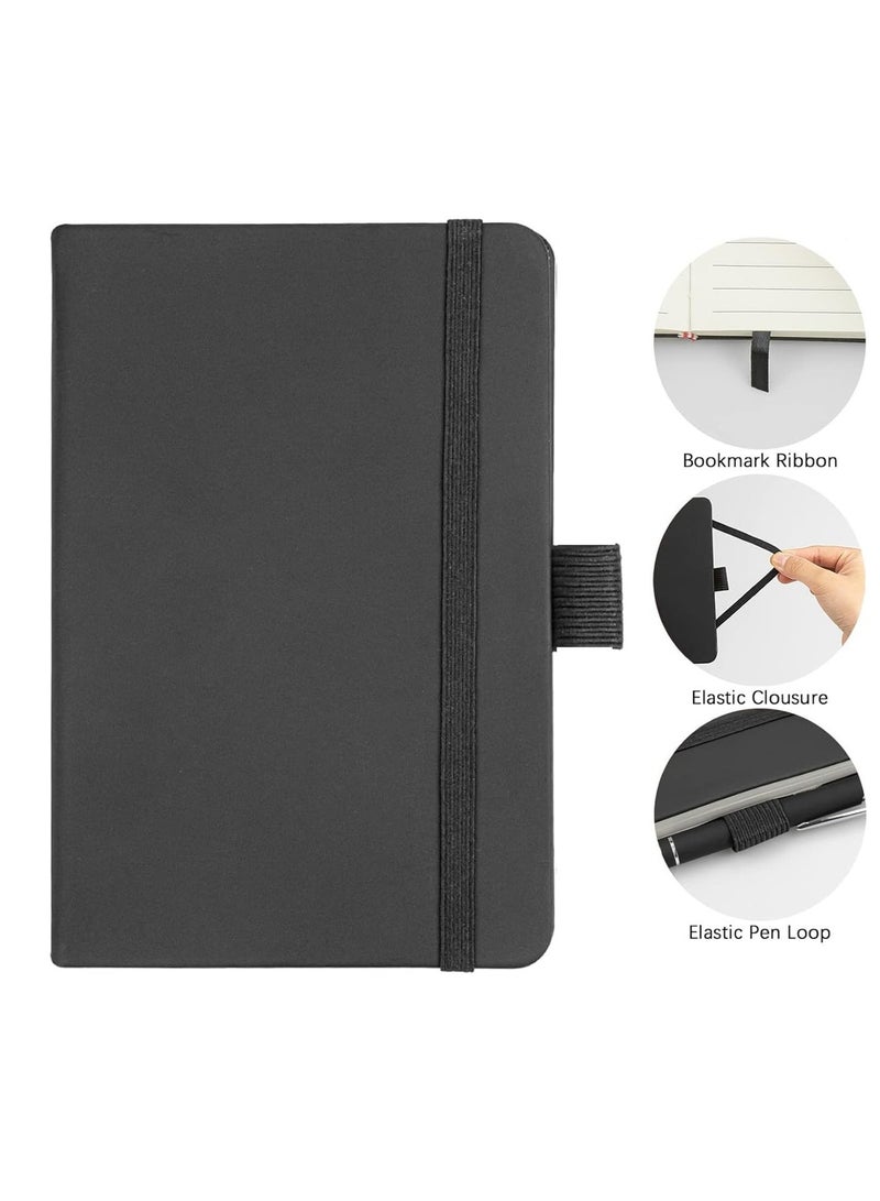 Generic A5 Size Executive PU Notebook With Elastic Closure And Pen Loop Black  - Image 1