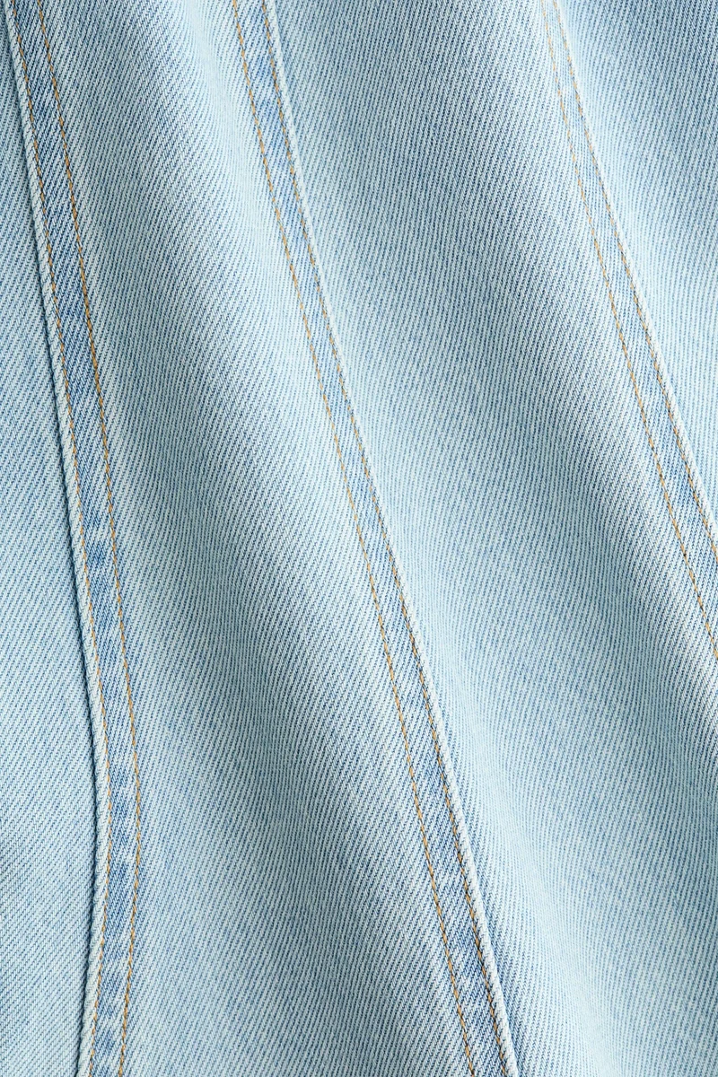 H&M Flared-skirt denim dress
