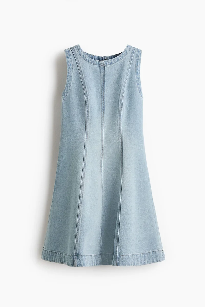 H&M Flared-skirt denim dress