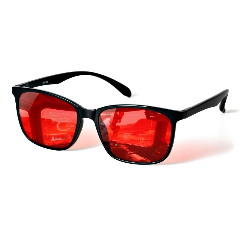 TIJN Blue Light Glasses for Men Women Red Light Glasses for Computer Gaming Dual AR Coating Lens Screen Fatigue UV Protection