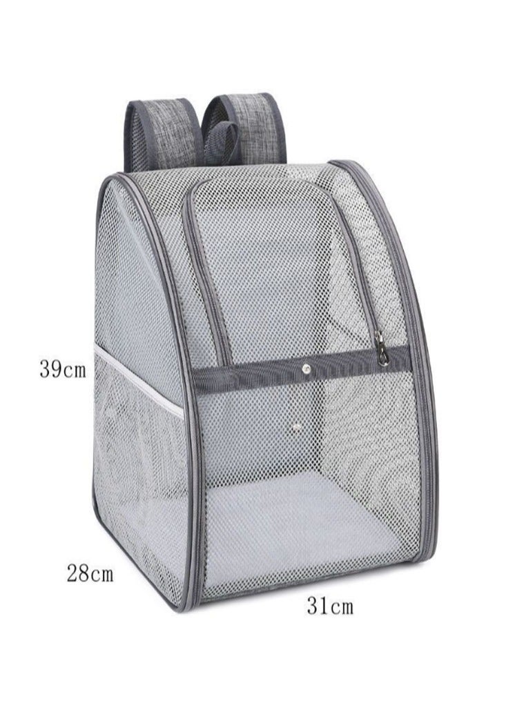 NKX Pet Backpack Carrier for Small Cats Dogs | Ventilated Design, Safety Straps, Buckle Support - Image 2