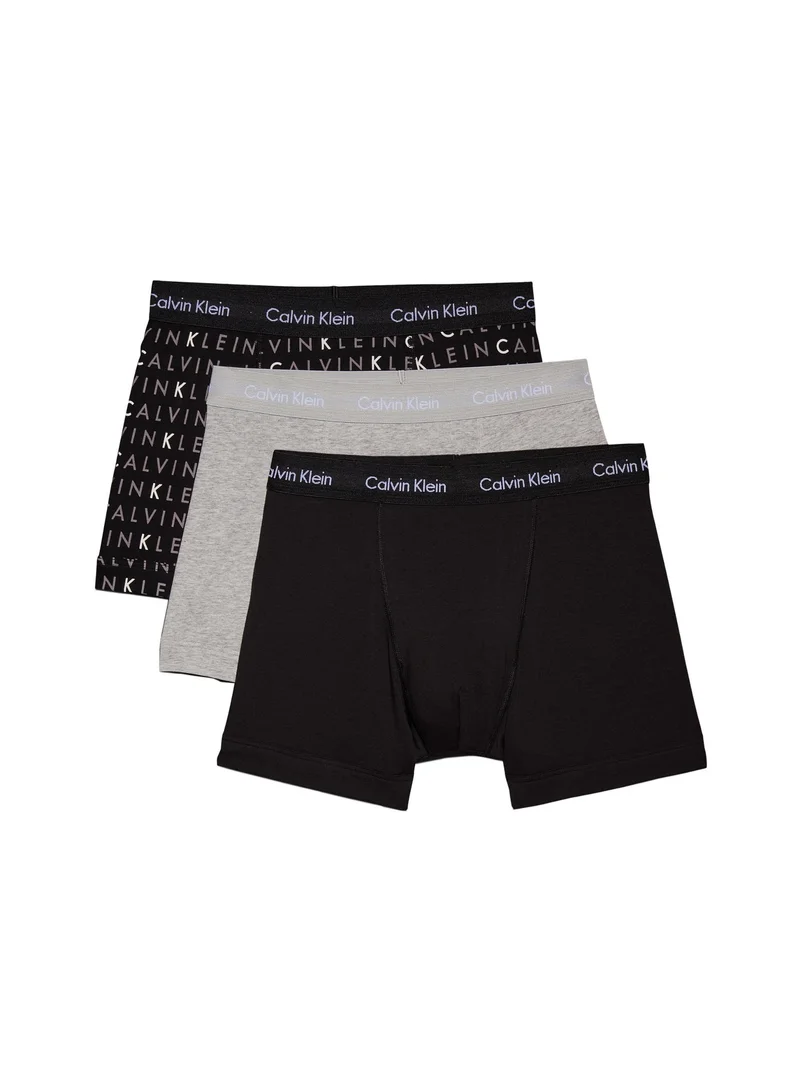 CALVIN KLEIN 3 Pack Trunks - Cotton Stretch