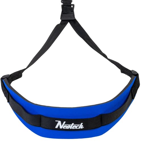 Neo Tech Neotech Saxophone Swivel Hook Neck Strap Soft Sax Padded for Alto Tenor Baritone Soprano – (Regular, Royal Blue) - Made in USA - Image 3