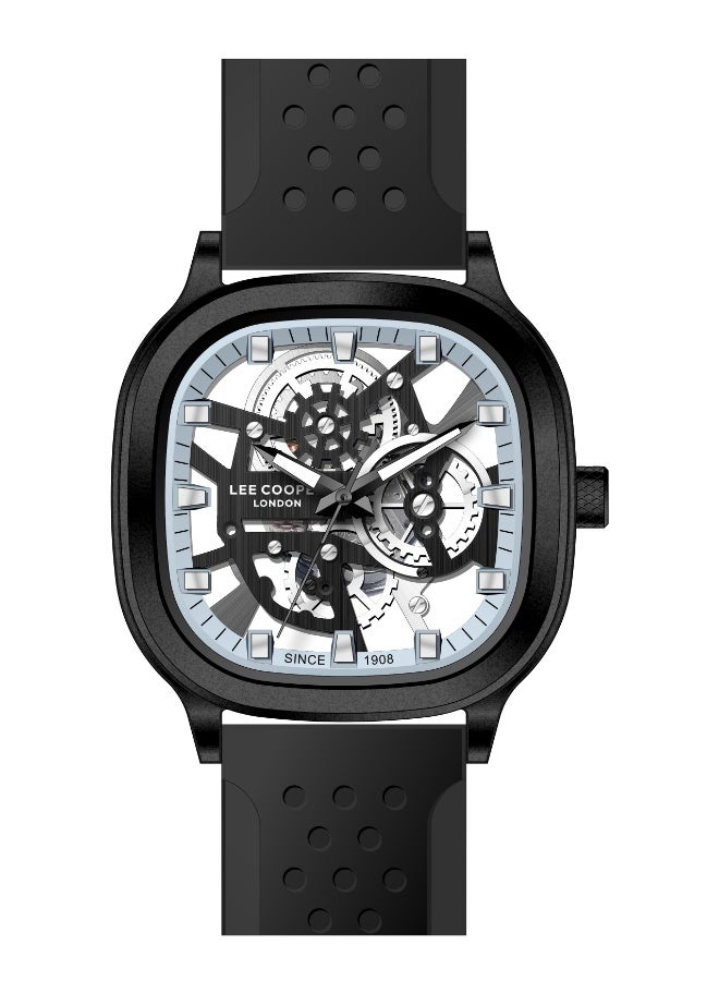 Lee Cooper ساعة أنالوج سيليكون للرجال LC07973.651 - 42x44.7 مم - Image 1