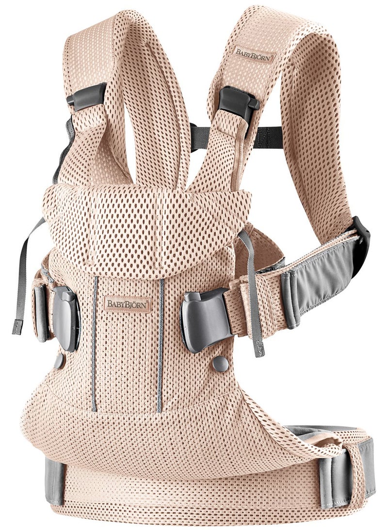 BABYBJORN Baby 3D Mesh Carrier One Air Pearly Pink  - Image 1