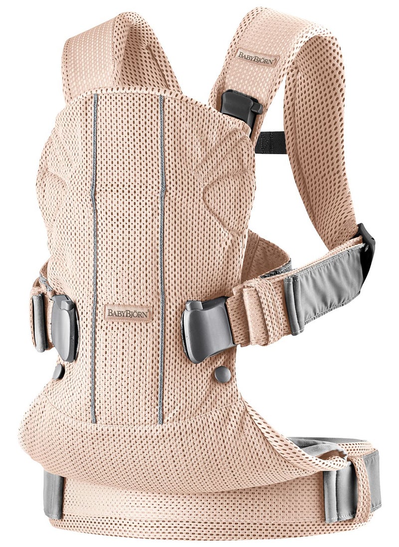 BABYBJORN Baby 3D Mesh Carrier One Air Pearly Pink  - Image 2
