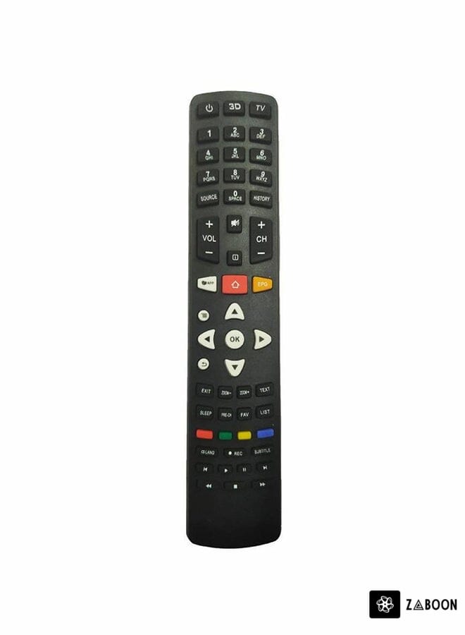 Zaboon Universal Tv Screens Remote Control Black