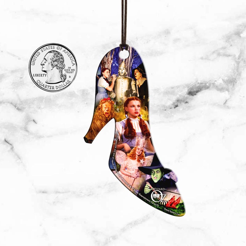 تريند سيترز Trend Setters Wizard of Oz Ruby slipper على شكل معلق ملحق طباعة أكريليك - Image 5