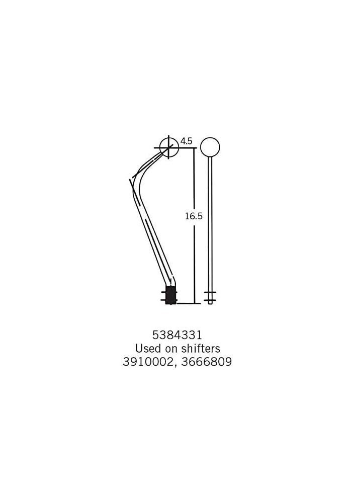 Hurst 5384331 16.5" Shifter Stick - Chrome Plated Steel - Image 5