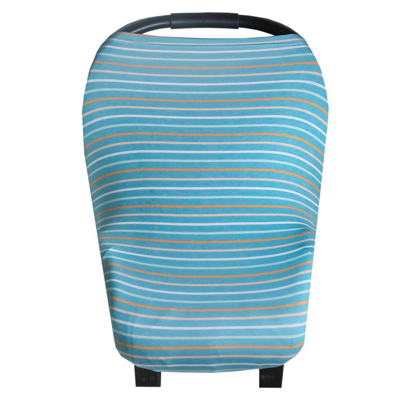 Copper Pearl MultiUse Cover Car Seat Covers Nursing Cover and Stroller Cover for Sun Stretchy Fabric AllSeason Use Stylish Designs Easy Access for Moms Milo