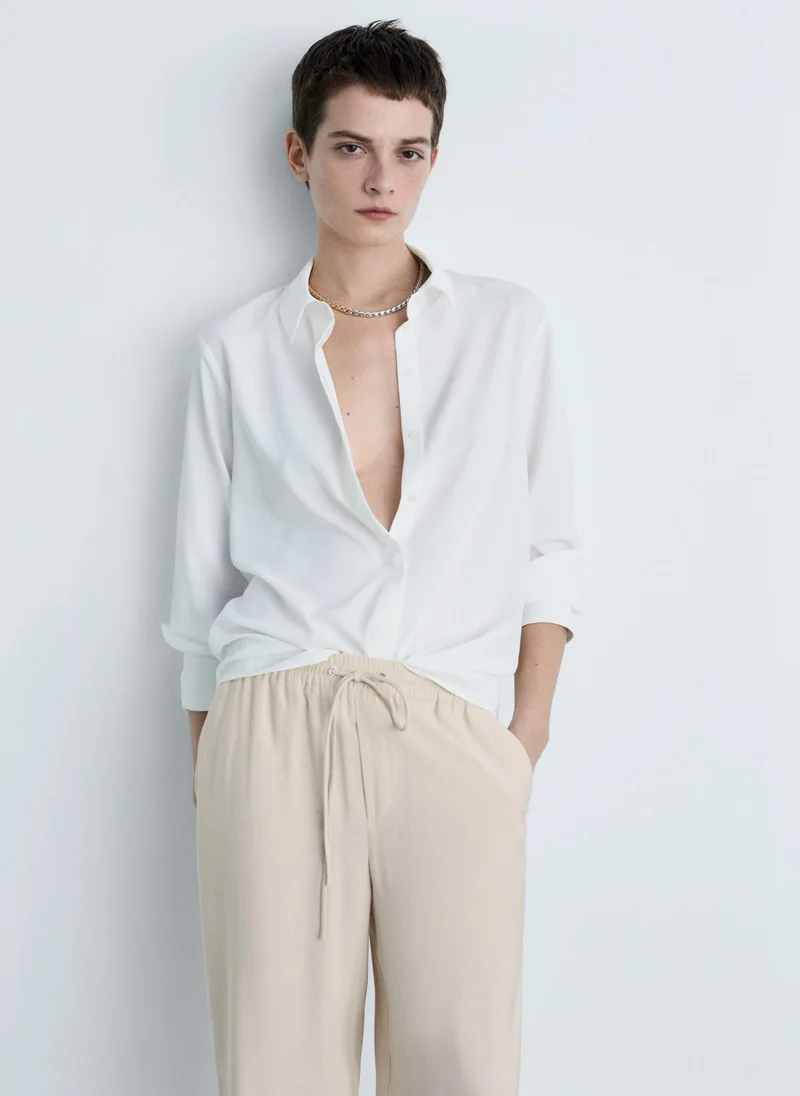 MANGO Straight Suit Trousers
