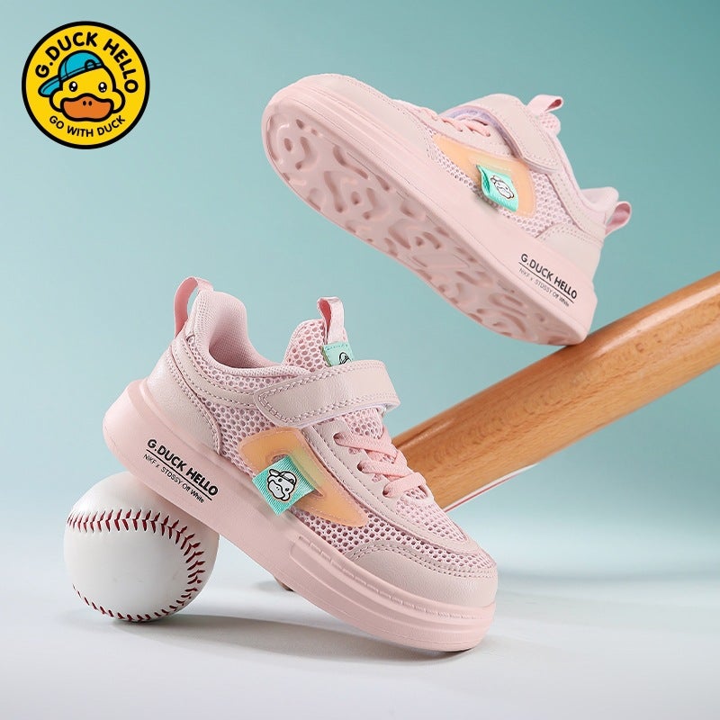 Yellow Duck Brand Children'S Shoes Women'S Shoes Mesh Surface Breathable Children'S Sneaker Soft Sole Mesh Shoes For Boys Sneakers - Image 3