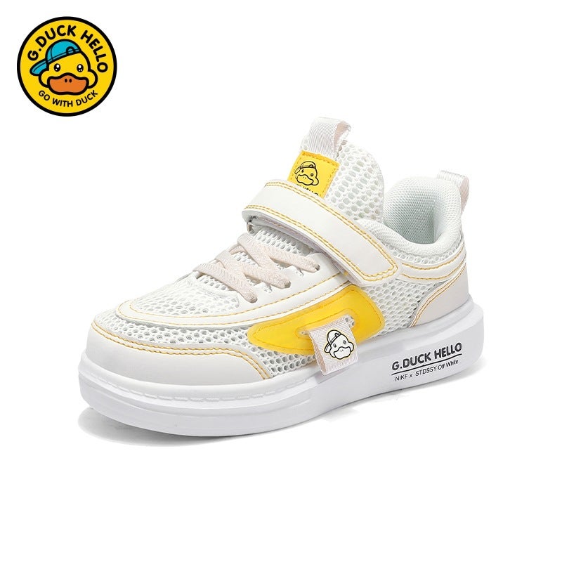 Yellow Duck Brand Children'S Shoes Women'S Shoes Mesh Surface Breathable Children'S Sneaker Soft Sole Mesh Shoes For Boys Sneakers - Image 1