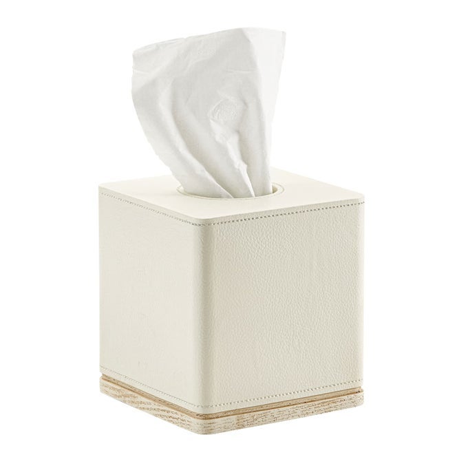 TISSUE BOX COVER SQUARE RESIN TISSUE HOLDER FOR HOME DECORHAND CARVED BEIGE LEATHER CUBE TISSUE BOX HOLDER 55 INCH HEAVY DUTY LUXURY TISSUE BOX CASE FOR BATHROOM LIVING ROOM OFFICE