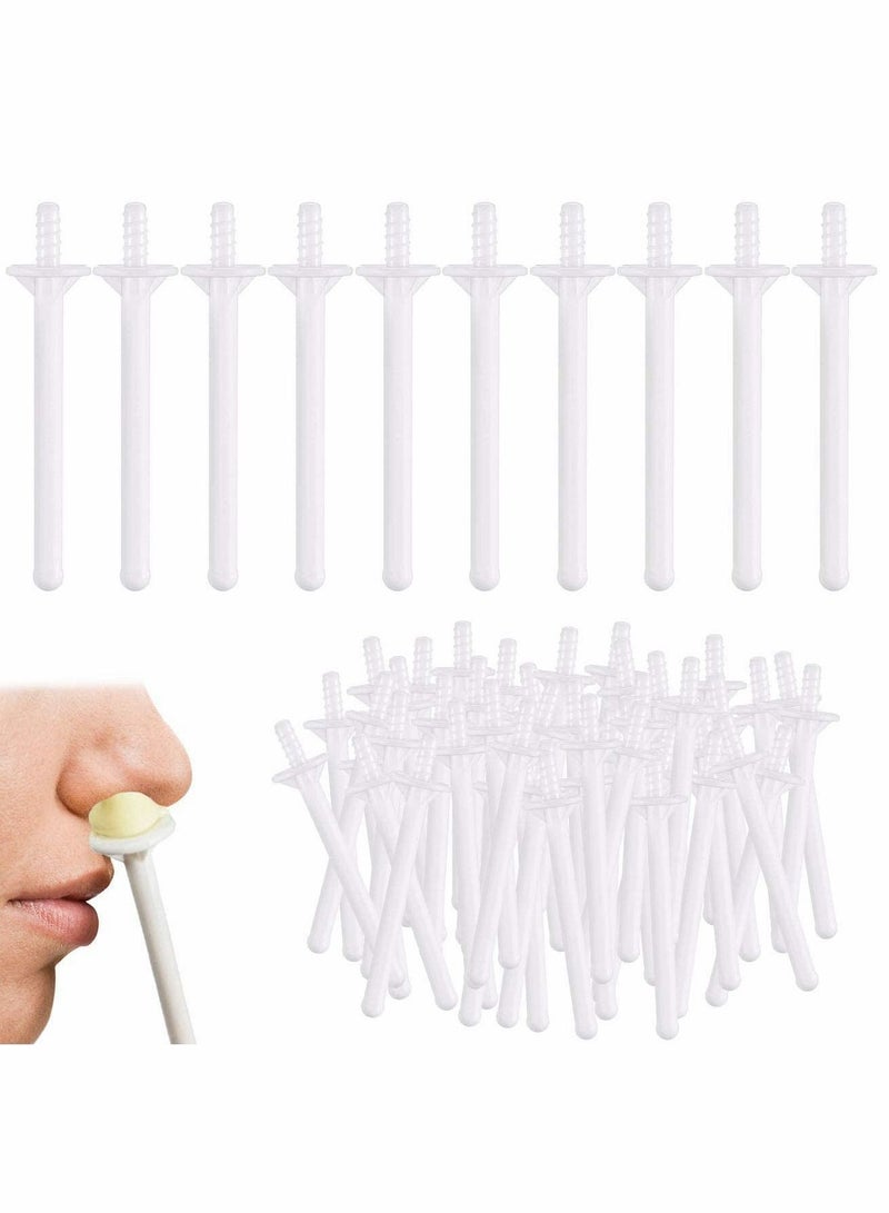 نيبمينينت Nose Wax Sticks Applicators, 50 PCS Plastic Rod Wand Waxing Strips Nostril Cleaning Removal for Nostrils and Removing Hair - Image 1