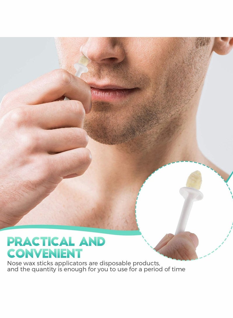 نيبمينينت Nose Wax Sticks Applicators, 50 PCS Plastic Rod Wand Waxing Strips Nostril Cleaning Removal for Nostrils and Removing Hair - Image 2