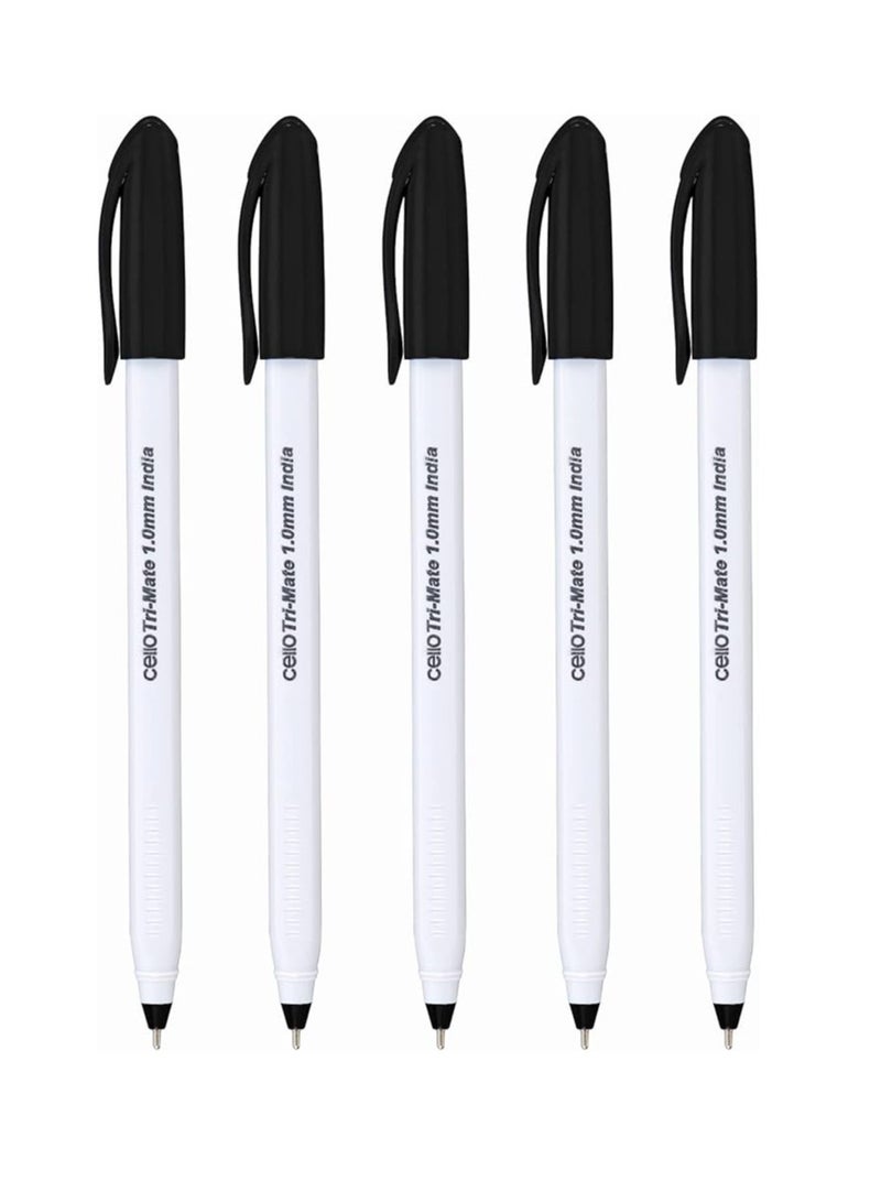 Cello 50-Piece Trimate Ballpoint Pen Black Ink - Image 2