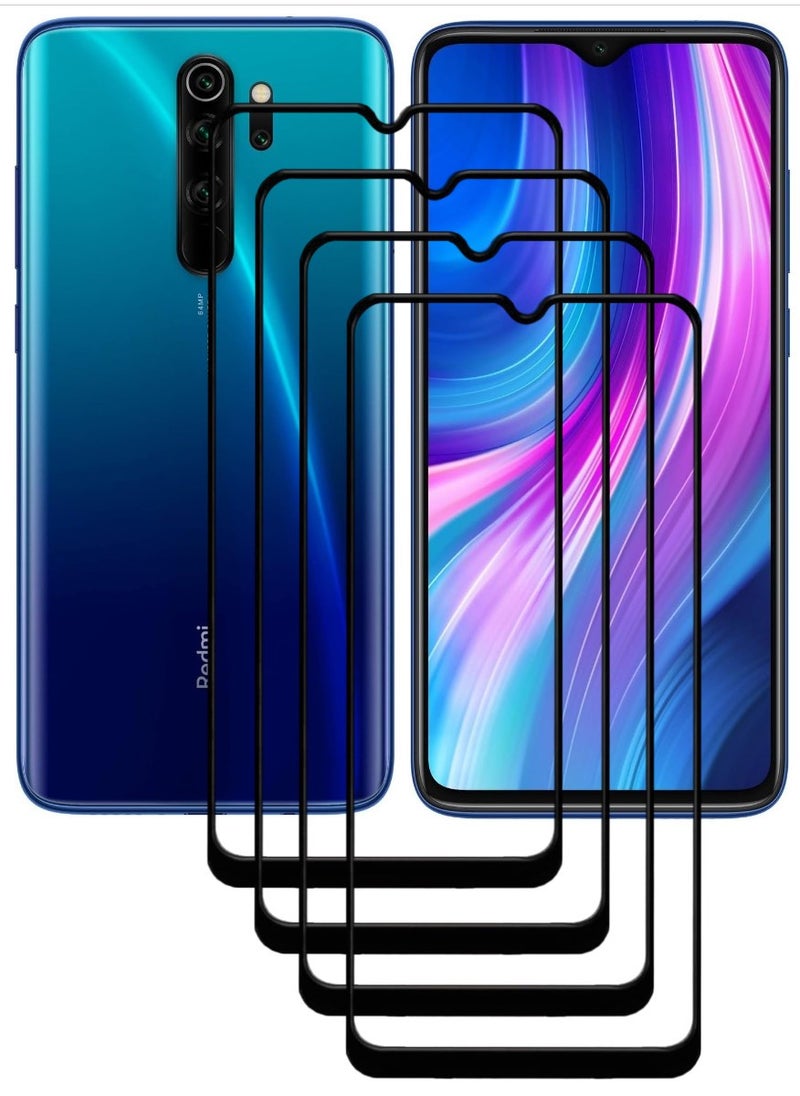 ACLIX 4 Pieces Antistatic ESD Dustproof Premium Quality High Definition Tempered Glass Screen Protector Designed For Xiaomi RedmiNote 8 Pro - Image 1