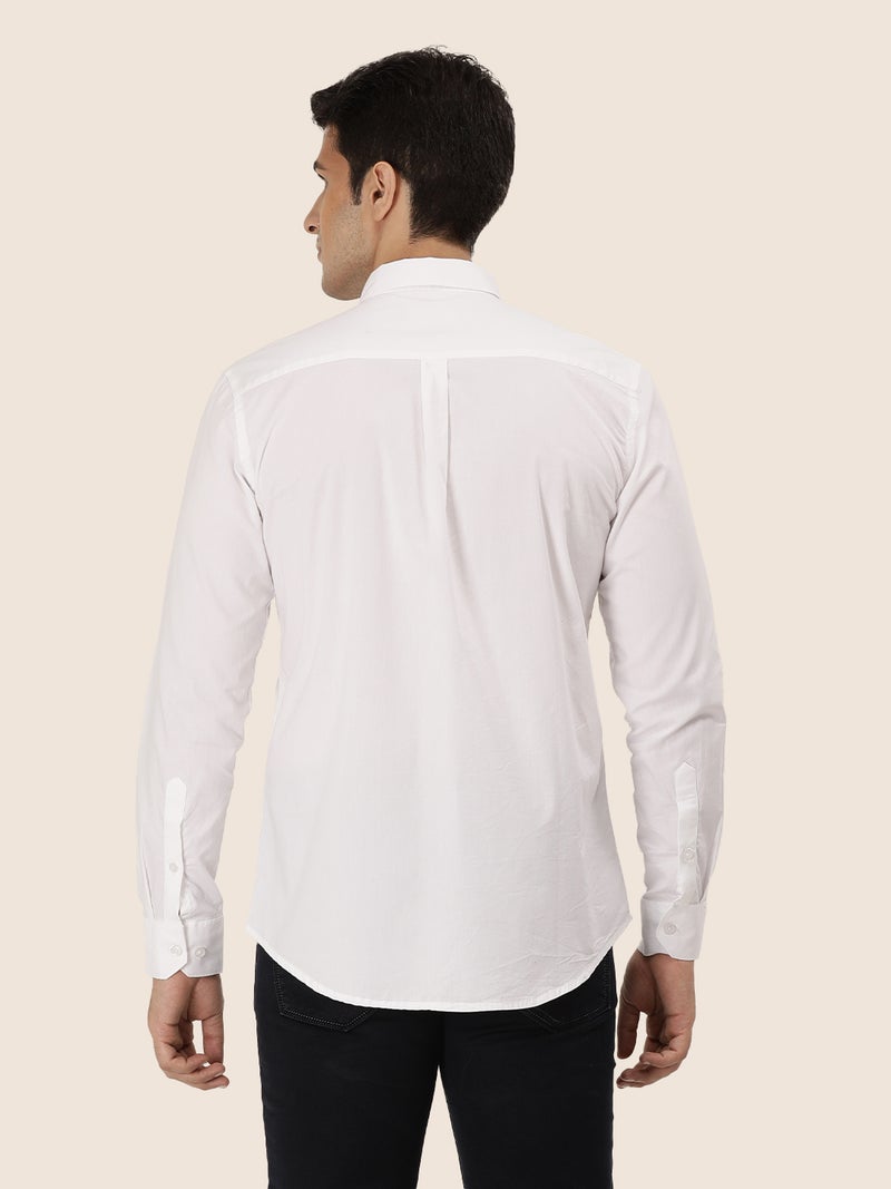 amswan MEN'S PREMIUM COTTON OXFORD SOLID SHIRT - Image 2