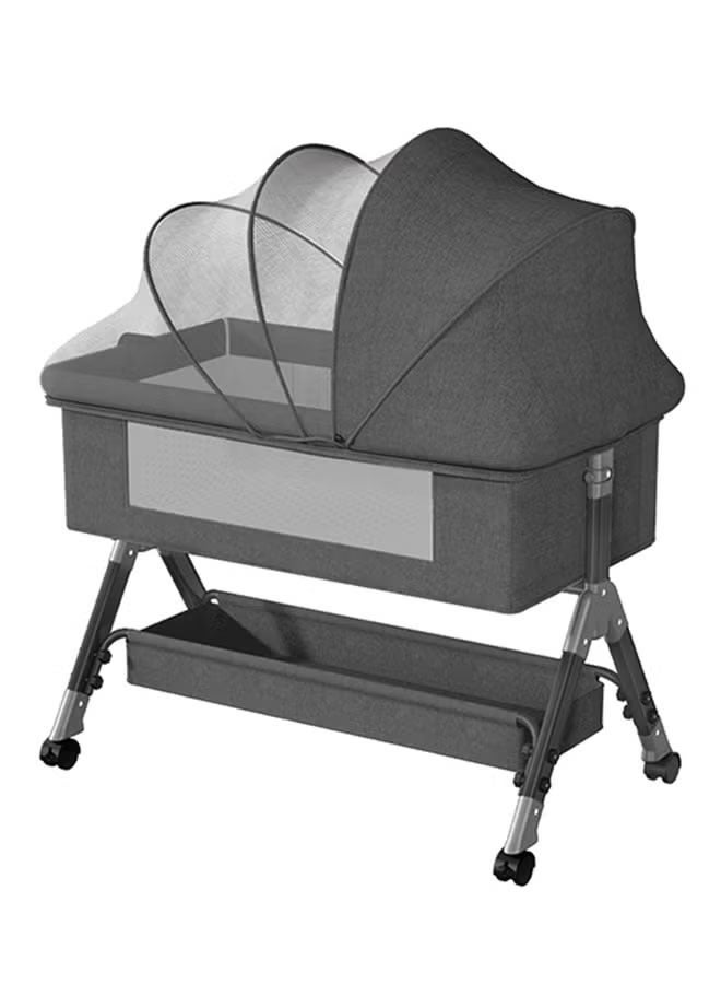 Cady One 3 in 1 Foldable Portable Rocking Baby Travel Bed, Newborn Baby Bassinet, Baby Cradle with Storage Basket  - Image 2