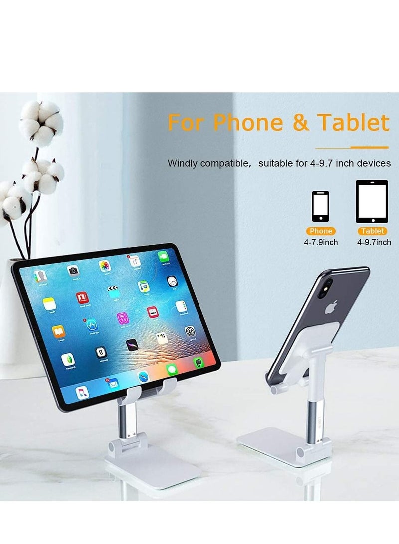 بامير حامل هاتف محمول قابل للطي لسطح المكتب حامل هاتف محمول قابل للطي للكمبيوتر اللوحي iPhone Samsung Nokia Huawei Redmi حامل هاتف محمول قابل للتعديل لسطح المكتب منضدة جانبية للسرير - Image 3