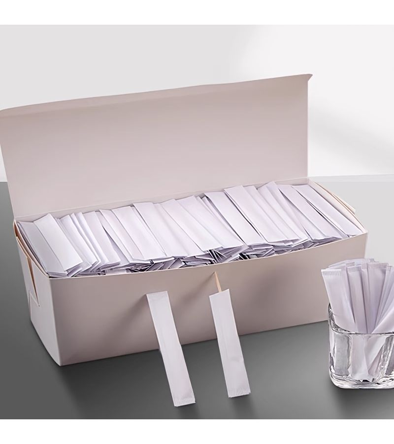 1000 Premium Individually Wrapped Bamboo Toothpicks Disposable For Party Events - Image 1